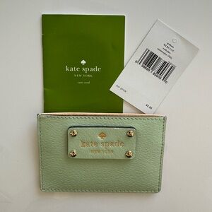 Kate Spade Tan Card Holder